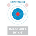 Gun Targets 11"x17" (2 Color Red & Blue)